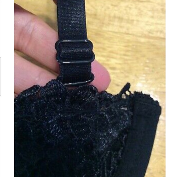 New VOGUES SECRET Black Lace Multi-way BRA 34D - Picture 5 of 10
